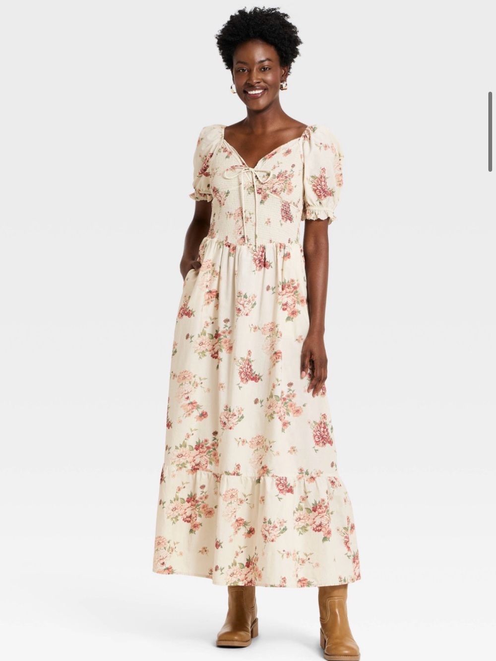 Floral maxi dress